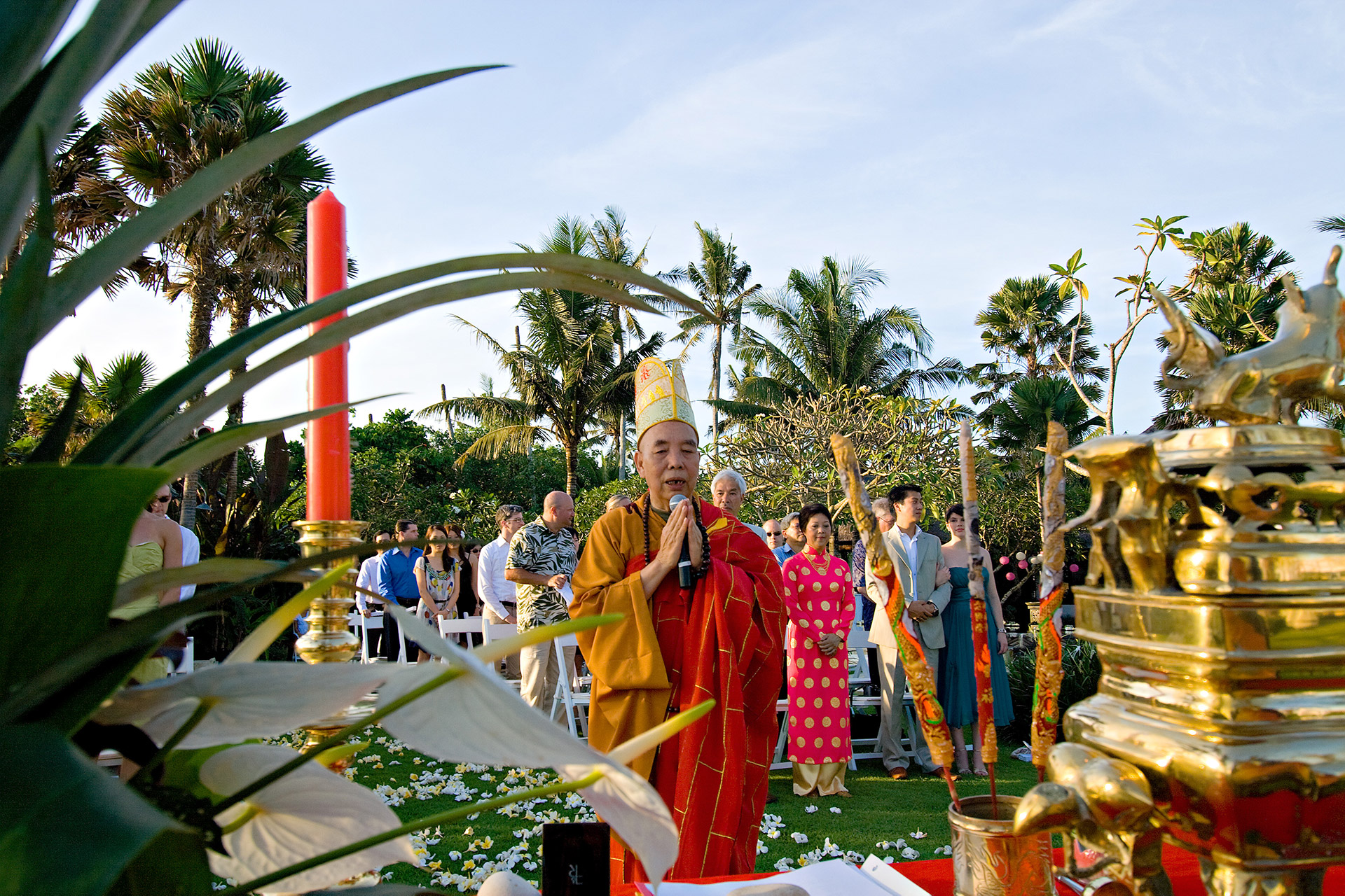 雷竞技raybet入口进入佛教传统中的巴厘岛婚礼