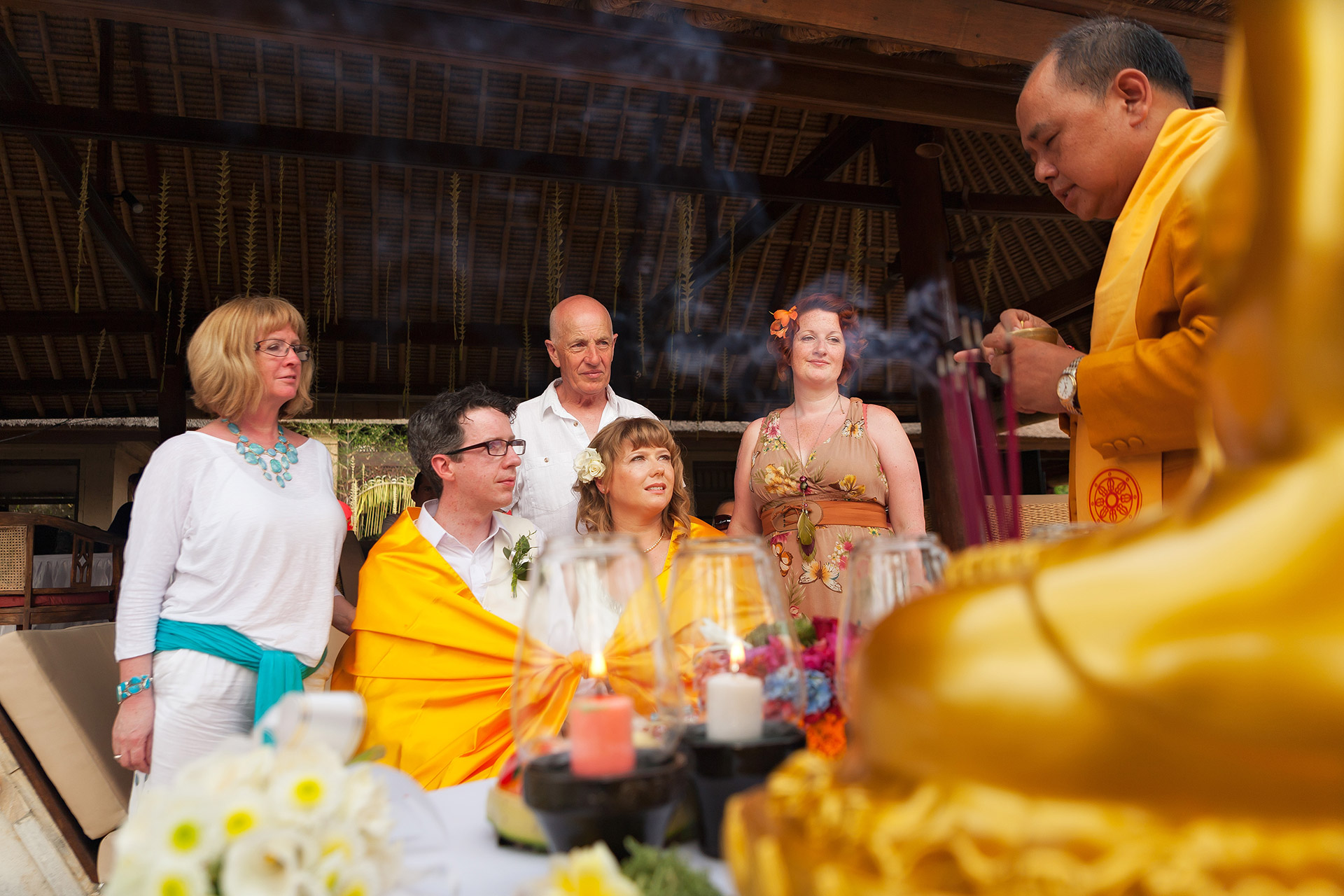 巴厘岛的佛教婚礼