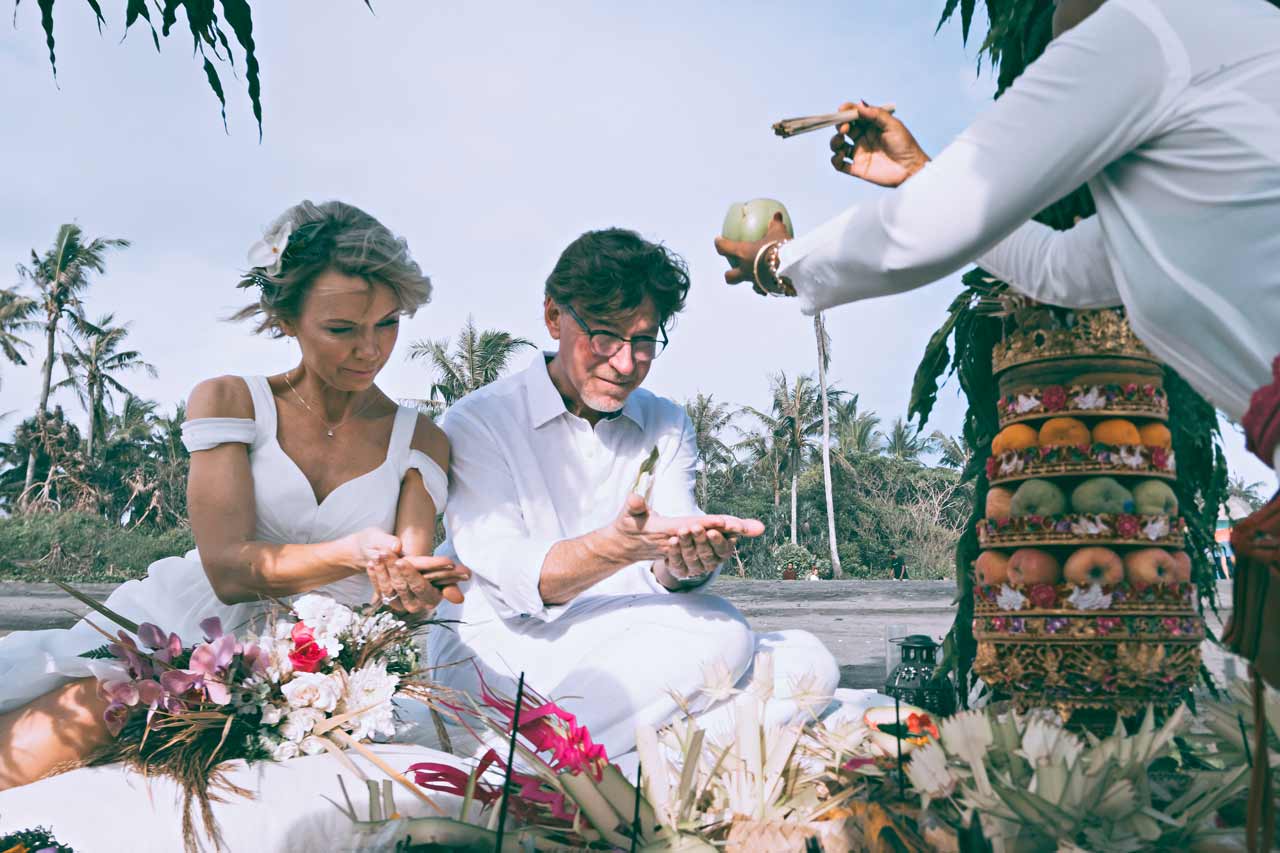 Purification-ritual-during-Balinese-wedding