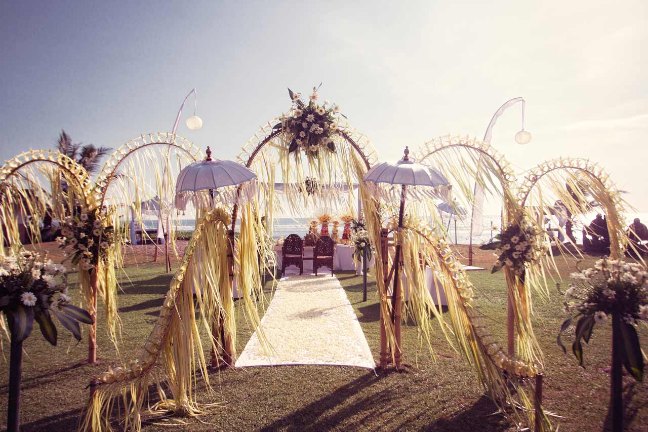 setup-for-a-Balinese-wedding-ceremony