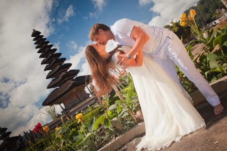 热带婚礼巴厘岛